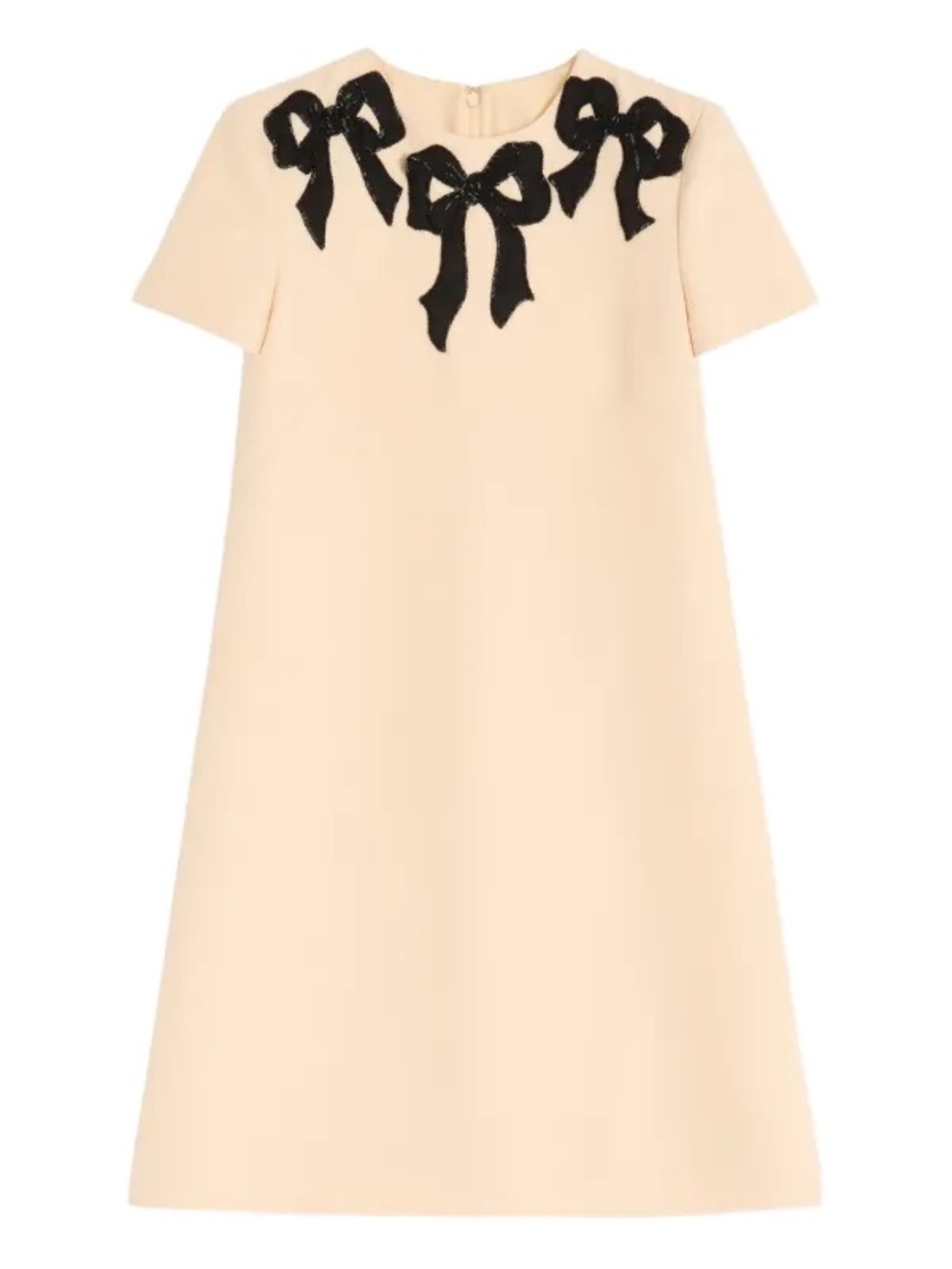Valentino Garavani Natural Bow-Embroidered Mini Dress NWT $4800 size 44